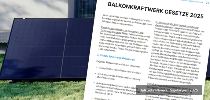 Energiemagazin, Balkonkraftwerk Gesetze & Regeln: Das ist 2025 erlaubt! Alexander Jakob