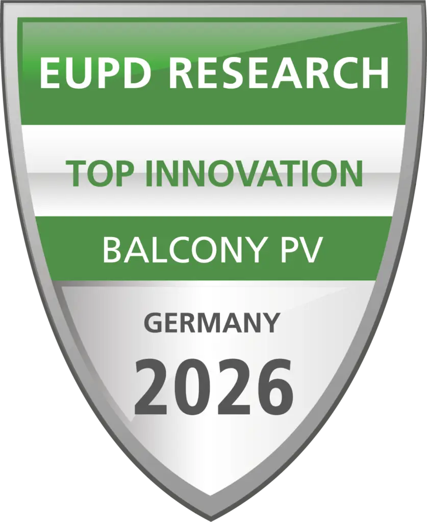EUPD Research Top Green Innovations Seals 2026 - Balcony PV Germany